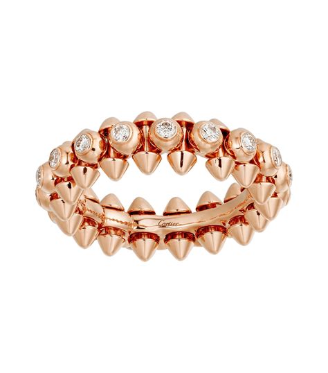 clash de cartier rose gold ring